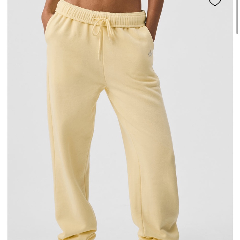 Accolade sweat pants - Unisex lemon ice color